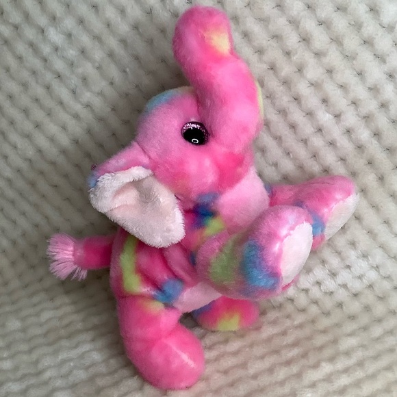 AURORA World Bright Fancies Plush Candyapple Pink Winged Elephant Stuffed Animal - Picture 8 of 13